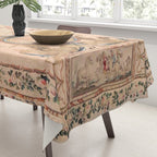 Antique 18th Century French Beauvais Grotesque Tapestry Tablecloth Gallery Image 3