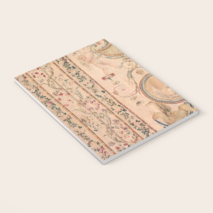Antique 18th Century French Beauvais Grotesque Tapestry Notebook Gallery Image 3