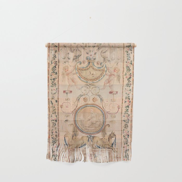 Antique 18th Century French Beauvais Grotesque Tapestry Wall Hanging Gallery Image 1