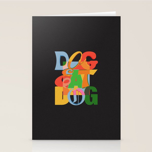 Dog Eat Dog Stationery Card Gallery Image 1
