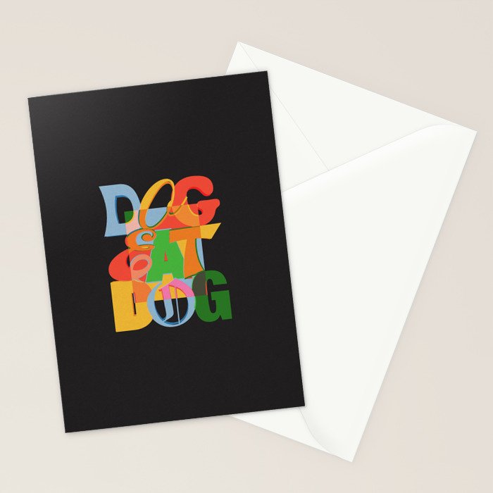 Dog Eat Dog Stationery Card Gallery Image 2