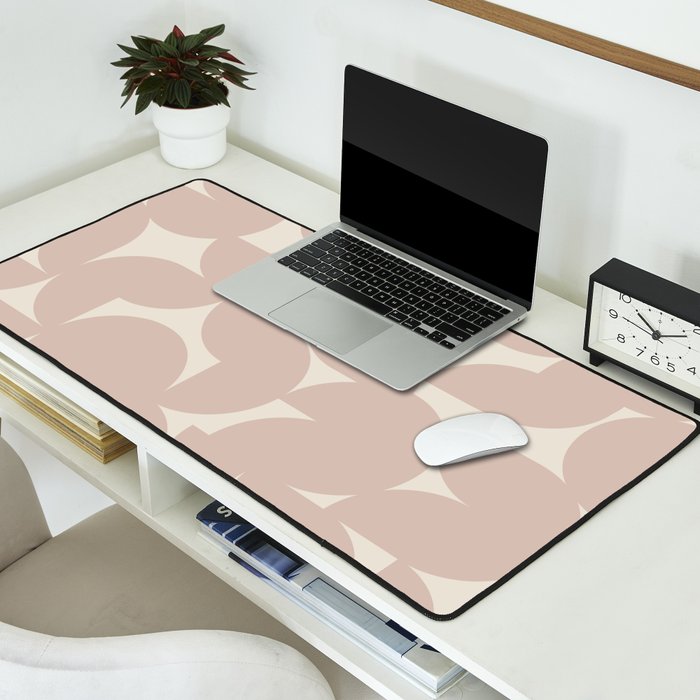 Contemporary Geometric Shapes - Natural Neutral Desk Mat Gallery Image 2