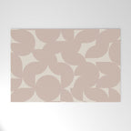 Contemporary Geometric Shapes - Natural Neutral Welcome Mat Gallery Image 1