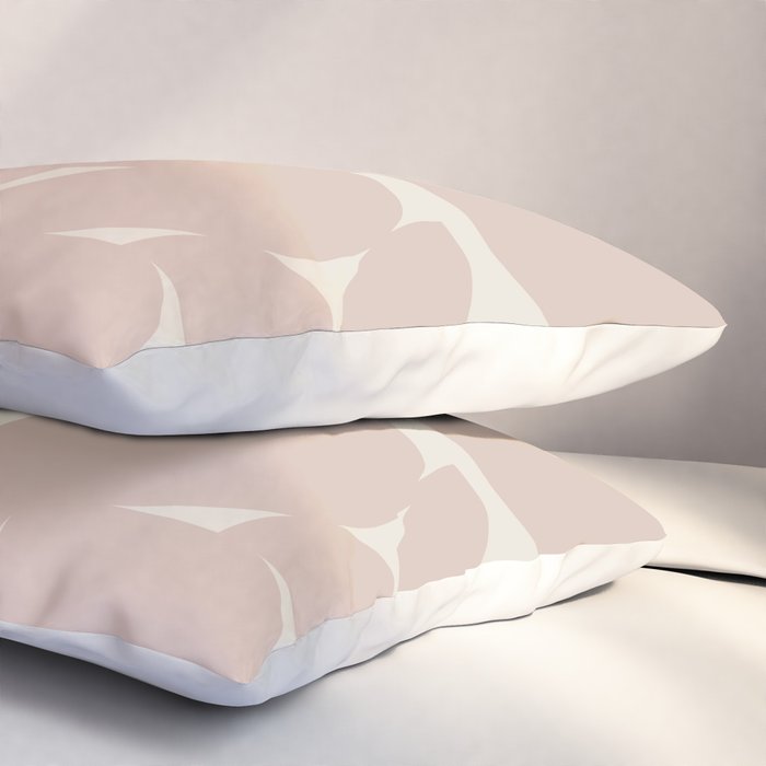 Contemporary Geometric Shapes - Natural Neutral Pillow Sham Gallery Image 3