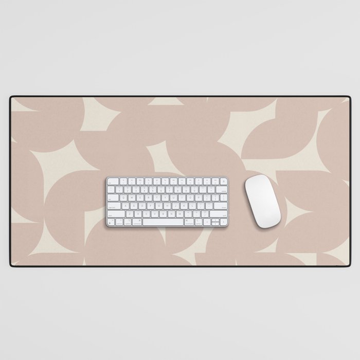 Contemporary Geometric Shapes - Natural Neutral Desk Mat Gallery Image 1