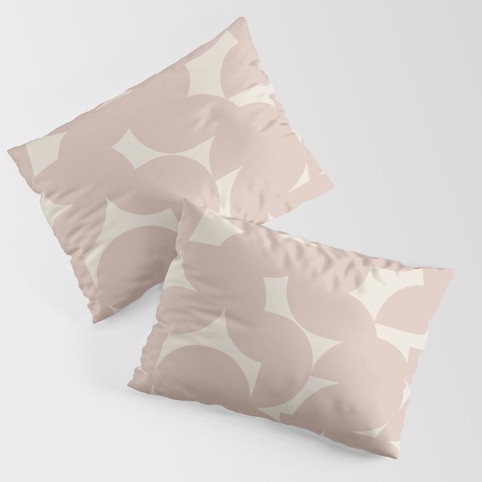 Contemporary Geometric Shapes - Natural Neutral Pillow Sham Gallery Image 1