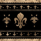 Luxury black and gold Fleur-de-lis ornament  Coffee Mug Gallery Image 2