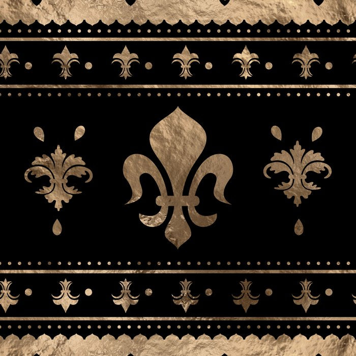 Luxury black and gold Fleur-de-lis ornament  Coffee Mug Gallery Image 2
