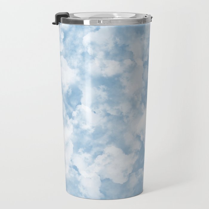Clouds Pattern Travel Mug Gallery Image 3