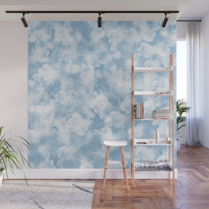 Clouds Pattern Wall Mural Gallery Image 1