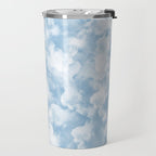 Clouds Pattern Travel Mug Gallery Image 2