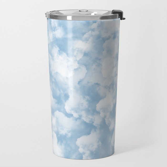 Clouds Pattern Travel Mug Gallery Image 2