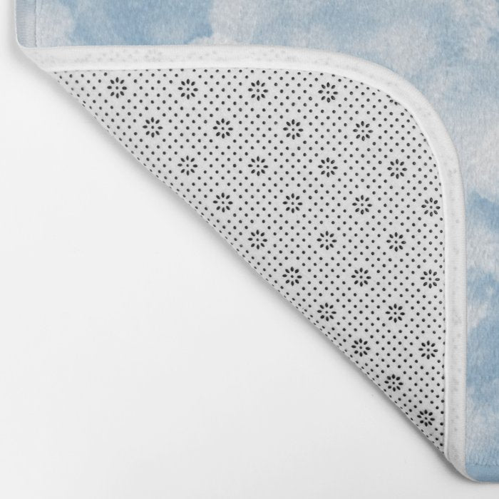 Clouds Pattern Bath Mat Gallery Image 2