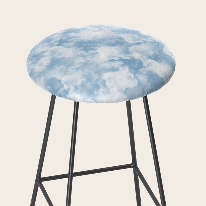 Clouds Pattern Stool Gallery Image 2