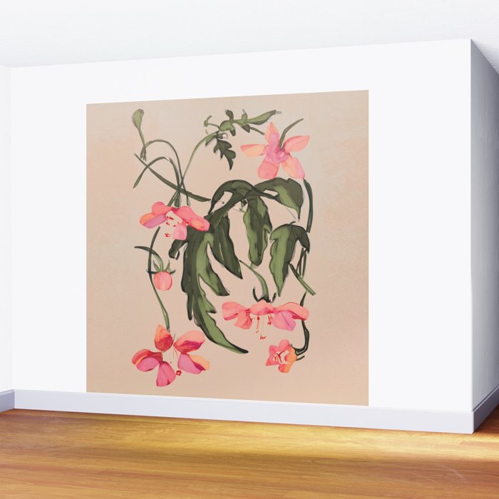Garden Flowers 2 Wall Mural Gallery Image 2