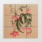 Garden Flowers 2 Wood Wall Art Gallery Image 1