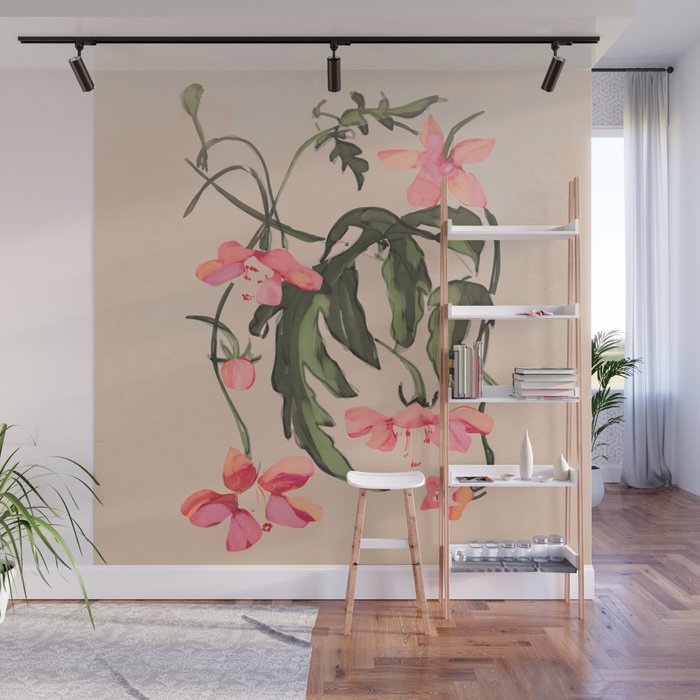 Garden Flowers 2 Wall Mural Gallery Image 1