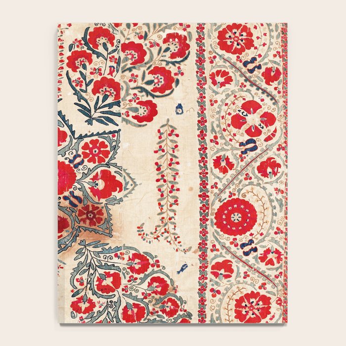 Bokhara Suzani Southwest Uzbekistan Embroidery Notebook Gallery Image 4