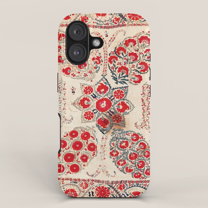 Bokhara Suzani Southwest Uzbekistan Embroidery iPhone Case Gallery Image 1