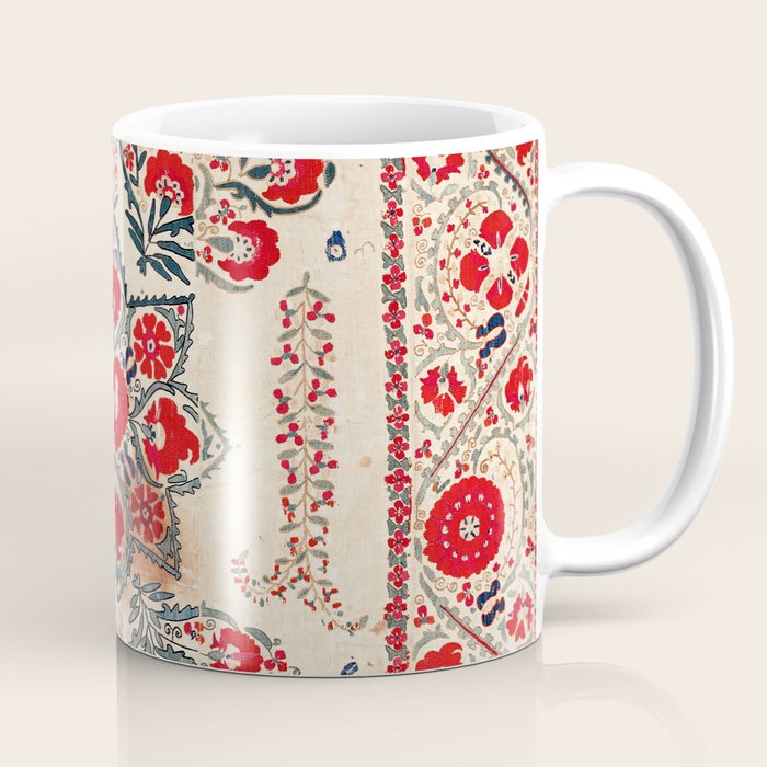 Bokhara Suzani Southwest Uzbekistan Embroidery Coffee Mug Gallery Image 1