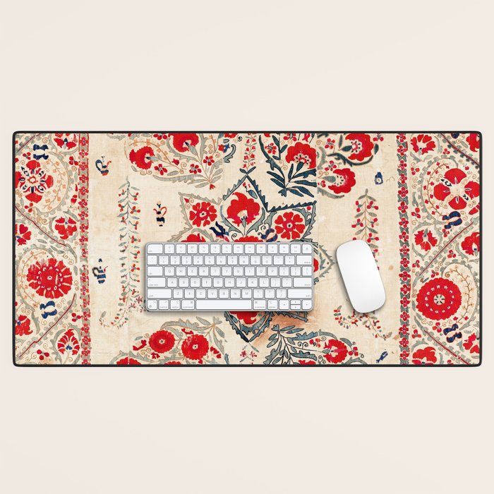 Bokhara Suzani Southwest Uzbekistan Embroidery Desk Mat Gallery Image 1