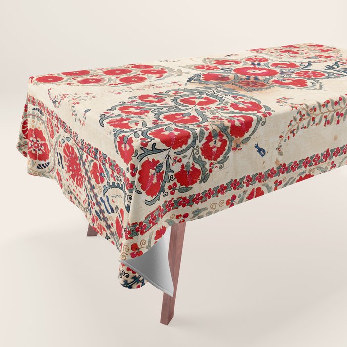 Bokhara Suzani Southwest Uzbekistan Embroidery Tablecloth Gallery Image 1