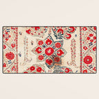 Bokhara Suzani Southwest Uzbekistan Embroidery Desk Mat Gallery Image 3