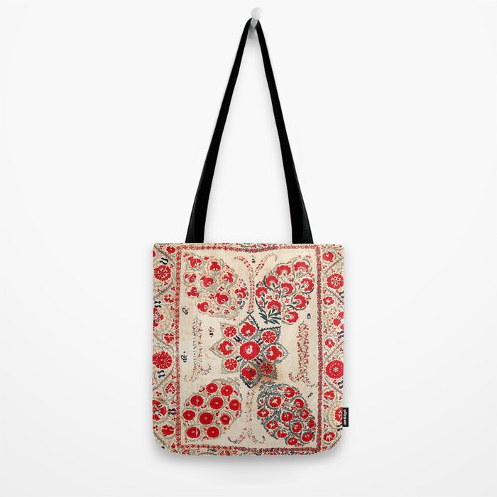 Bokhara Suzani Southwest Uzbekistan Embroidery Tote Bag Gallery Image 2