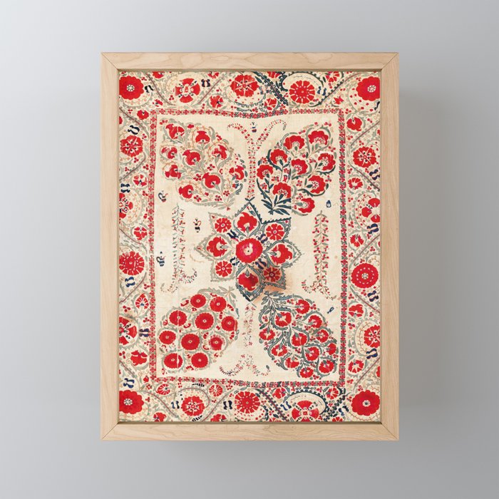 Bokhara Suzani Southwest Uzbekistan Embroidery Mini Art Print Gallery Image 1