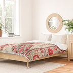 Bokhara Suzani Southwest Uzbekistan Embroidery Duvet Cover Gallery Image 2