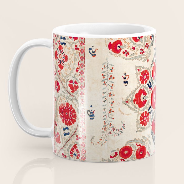 Bokhara Suzani Southwest Uzbekistan Embroidery Coffee Mug Gallery Image 3