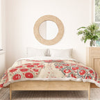 Bokhara Suzani Southwest Uzbekistan Embroidery Duvet Cover Gallery Image 3
