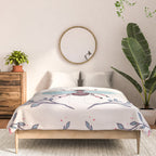 Queen Bee - Coral Pink Comforter Gallery Image 3