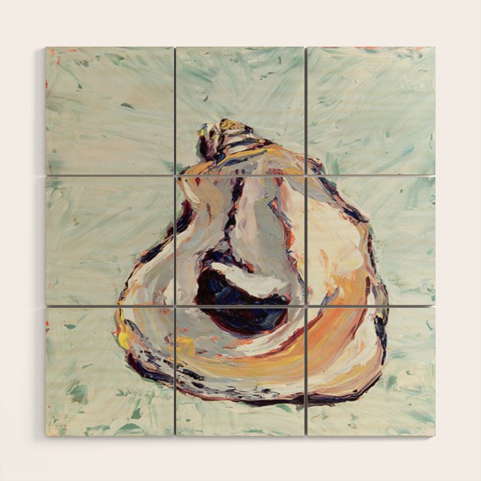Oyster shell Wood Wall Art Gallery Image 1