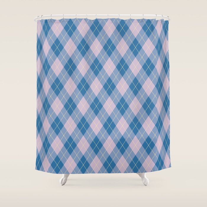 argyle prep 1 Shower Curtain Gallery Image 1