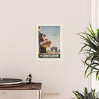 1950s Paris Vintage Travel Poster Poster Gallery Image 2