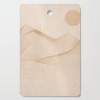 Abstract Mountains Cutting Board Gallery Image 1