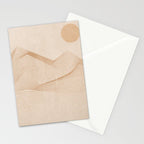 Abstract Mountains Stationery Card Gallery Image 2