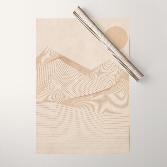 Abstract Mountains Wrapping Paper Gallery Image 1