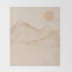 Abstract Mountains Throw Blanket Gallery Image 2