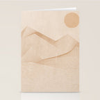 Abstract Mountains Stationery Card Gallery Image 2