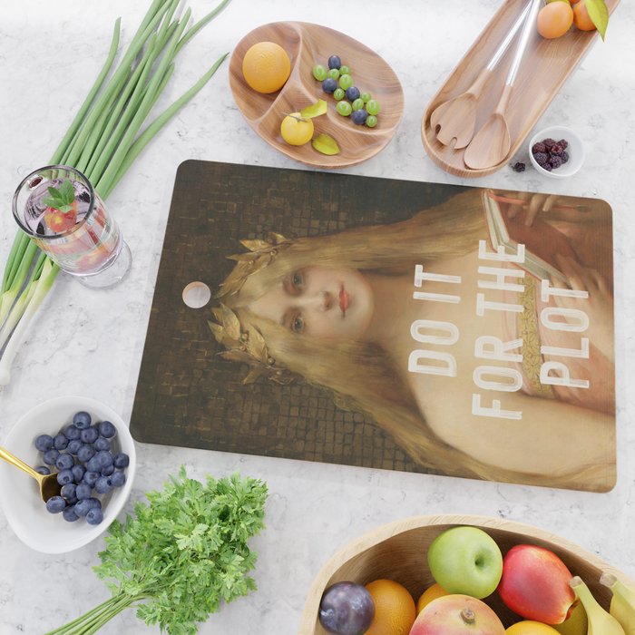 Do It For The Plot Cutting Board Gallery Image 2