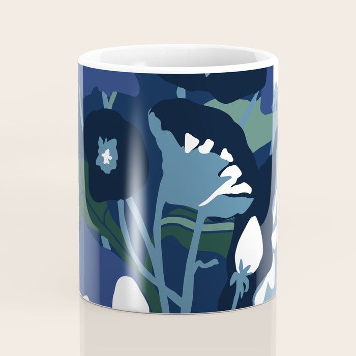 outside in my garden by night Coffee Mug Gallery Image 4