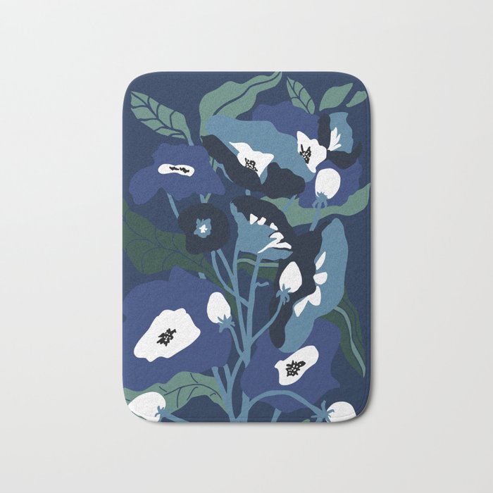 outside in my garden by night Bath Mat Gallery Image 1
