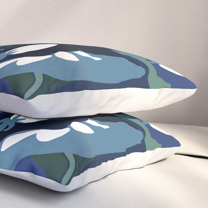 outside in my garden by night Pillow Sham Gallery Image 3