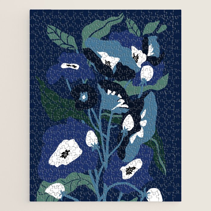 outside in my garden by night Jigsaw Puzzle Gallery Image 1