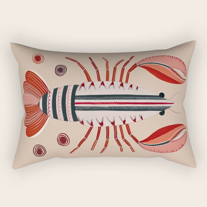 Lobster Rectangular Pillow Gallery Image 2