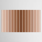 Gradient Arch XII Earthy Neutral Mid Century Modern Rainbow Tablecloth Gallery Image 2