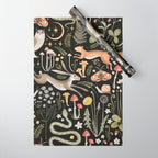 Enchanted Magical Midnight Forest II Wrapping Paper Gallery Image 1