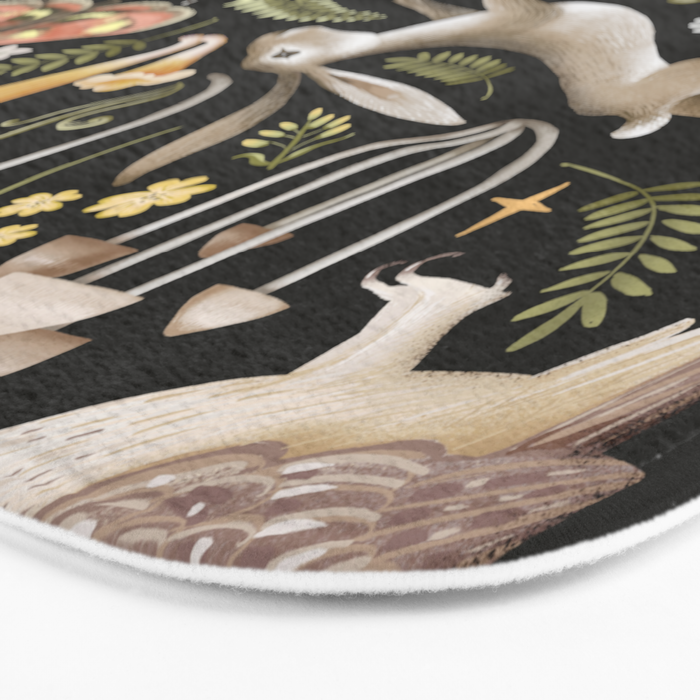 Enchanted Magical Midnight Forest II Bath Mat Gallery Image 3